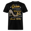 GOLDEN QUEEN STEPPING INTO CHAPTER 50 MARCH 1975 UNISEX SHIRT