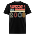 AWESOME SINCE 2008 UNISEX SHIRT
