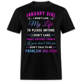 JANUARY GIRL UNISEX SHIRT