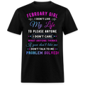 FEBRUARY GIRL UNISEX SHIRT