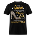 GOLDEN QUEEN STEPPING INTO CHAPTER 60 JANUARY 1965 UNISEX SHIRT