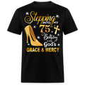 STEPPING INTO MY 75 BDAY UNISEX SHIRT