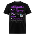 PERSONALIZABLE PURPLE DECEMBER QUEEN SHIRT