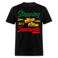 STEPPING INTO JUNETEENTH UNISEX SHIRT