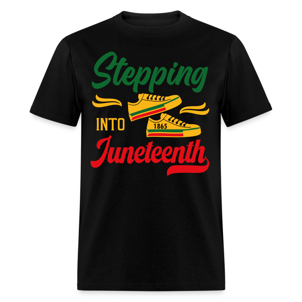 STEPPING INTO JUNETEENTH UNISEX SHIRT