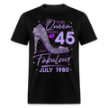 QUEEN 45 FABULOUS JULY 1980 UNISEX SHIRT