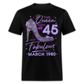 QUEEN 45 FABULOUS MARCH 1980 UNISEX SHIRT