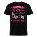 PERSONALIZABLE SEPTEMBER QUEEN UNISEX SHIRT