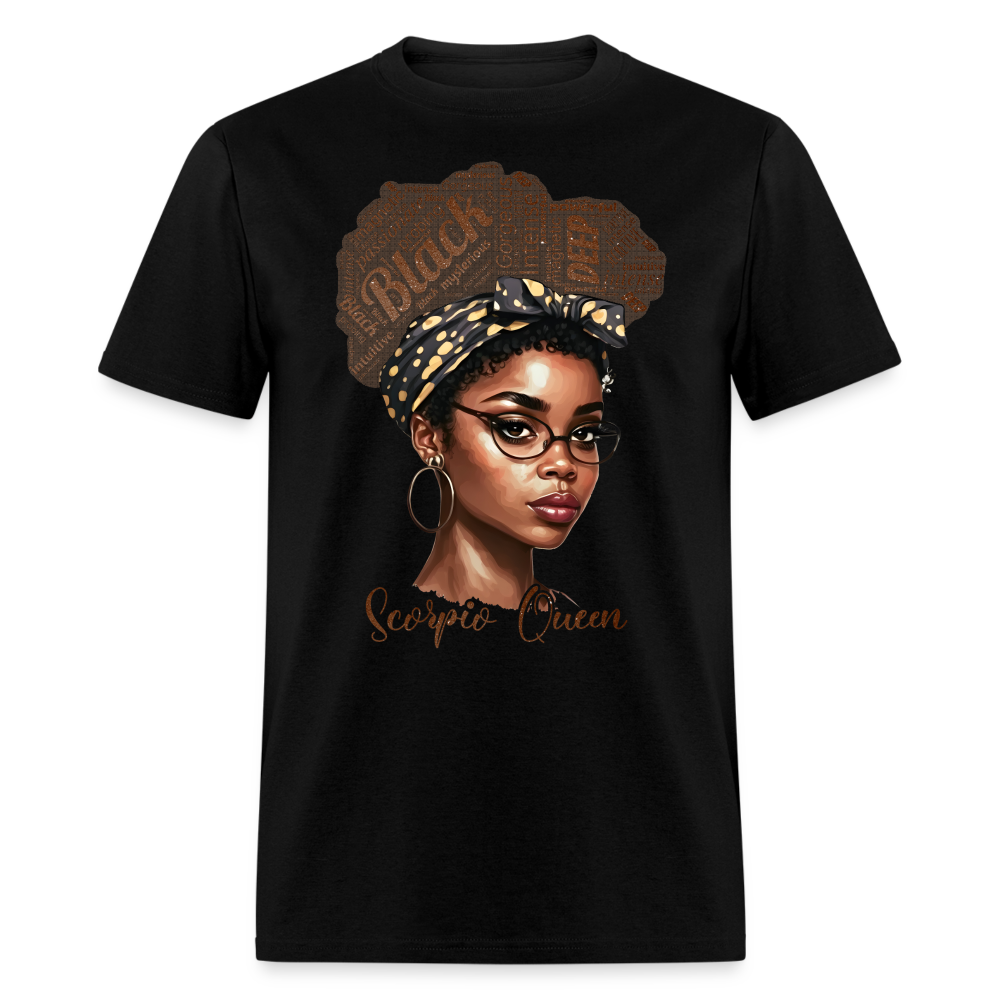 BLACK SCORPIO QUEEN UNISEX SHIRT