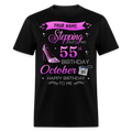 PERSONALIZABLE OCTOBER STEPPING BIRTHDAY UNISEX SHIRT