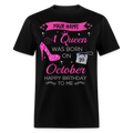 PERSONALIZABLE OCTOBER QUEEN SHIRT