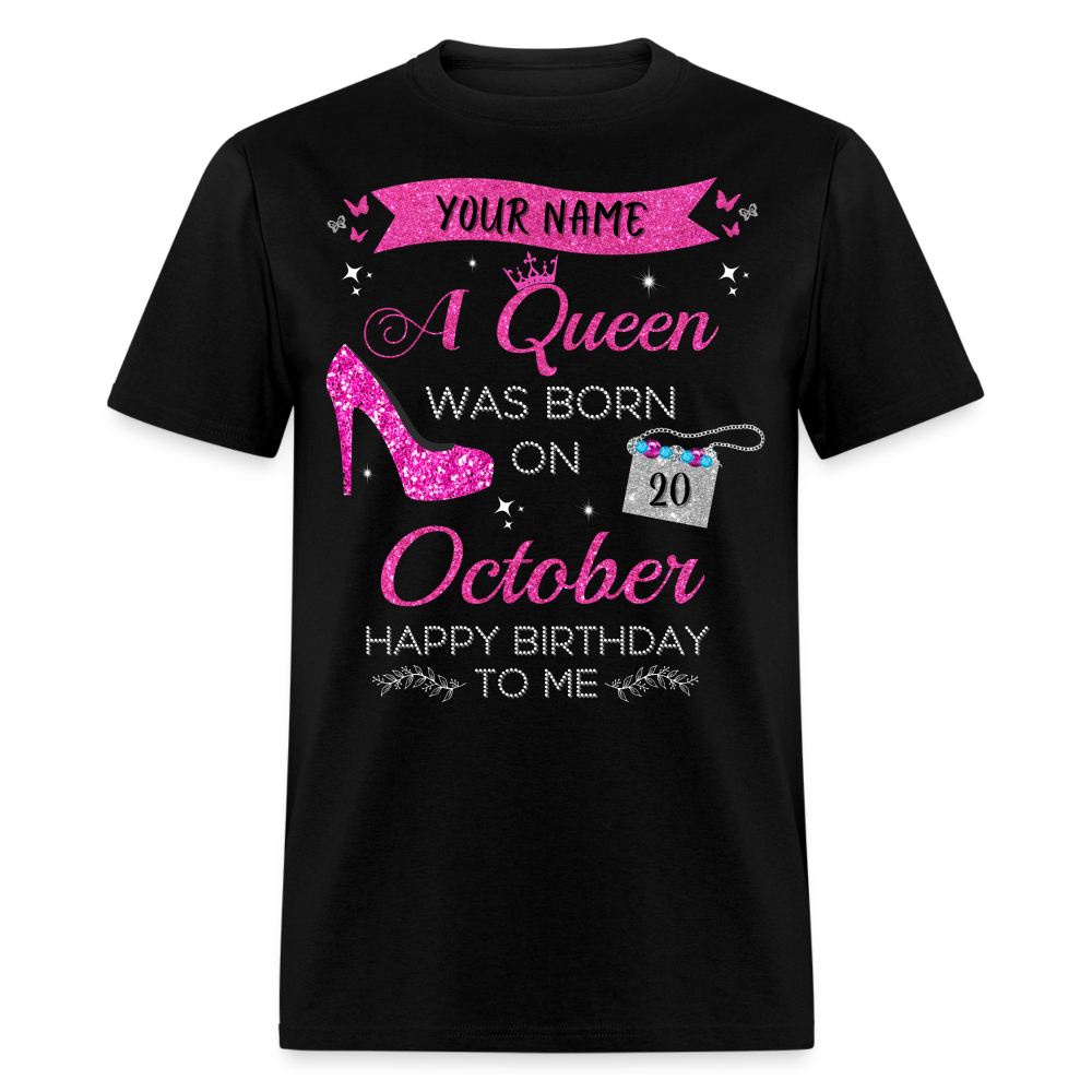 PERSONALIZABLE OCTOBER QUEEN SHIRT