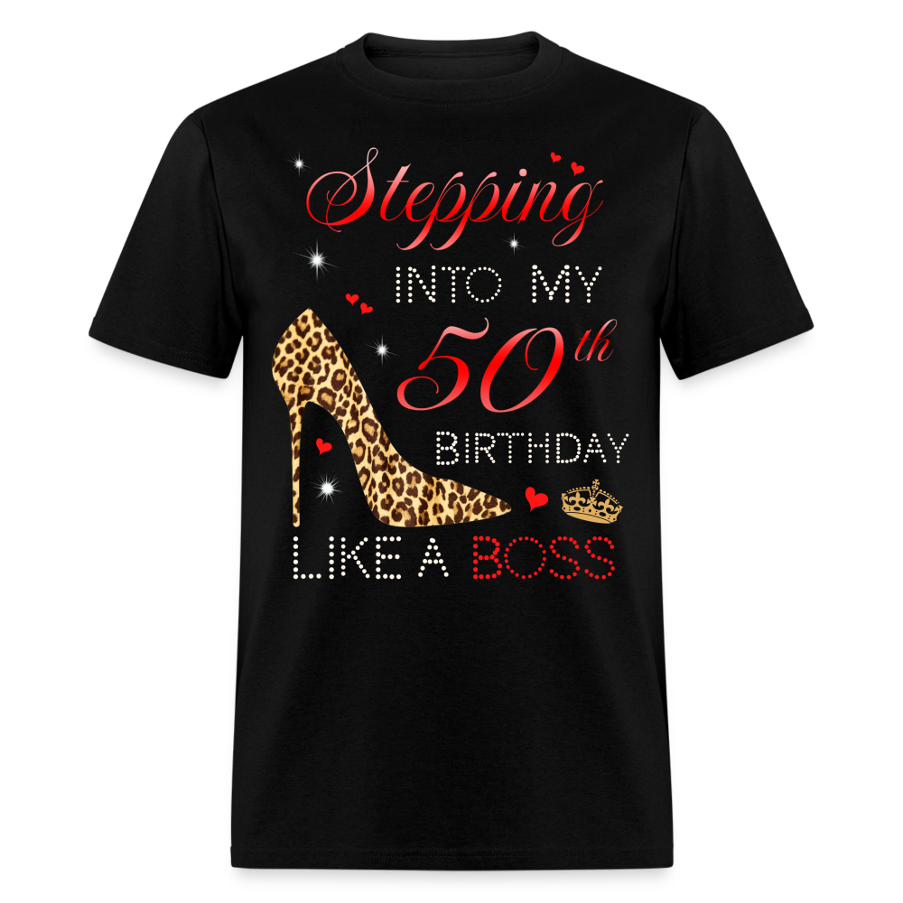 STEPPING 50 GRACE UNISEX SHIRT - black