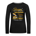 DECEMBER 20TH LONG SLEEVES WOMEN'S SHIRT - black