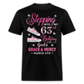 STEPPING 63RD BIRTHDAY MARCH 4TH SHIRT - black