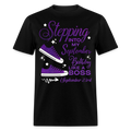 STEPPING INTO SEPTEMBER 23 BIRTHDAY UNISEX SHIRT