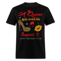 BIRTHDAY QUEEN AUGUST 7TH SHIRT